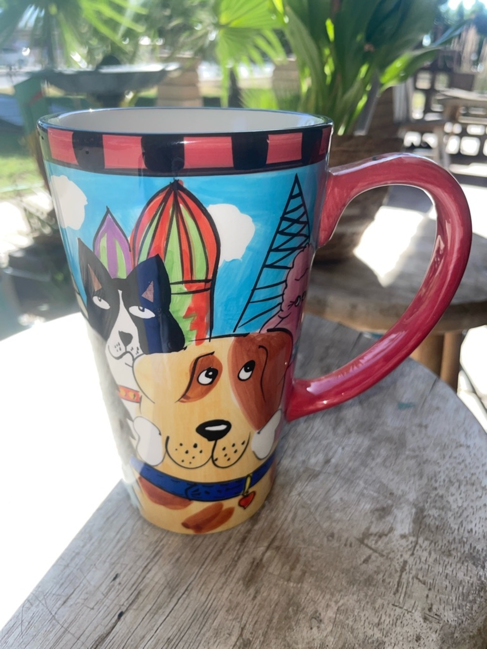 CATZILLA by Candace Reiter 1999 coffee tea oversized mug